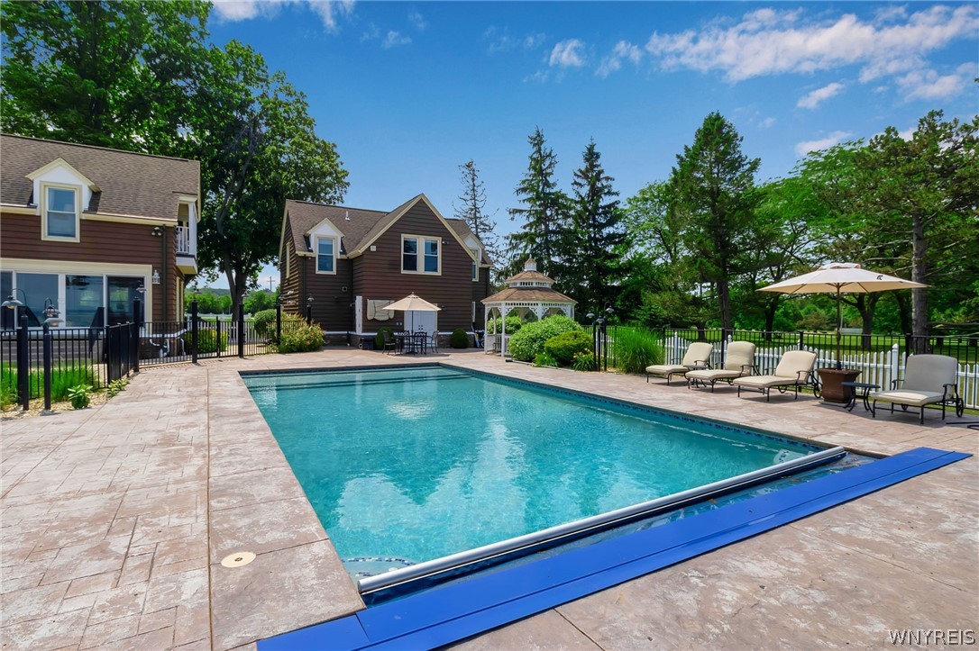 7110 Lake Shore Road Evans, NY 14047 - Photo 9 of 46 Pool area features deep and shallow area