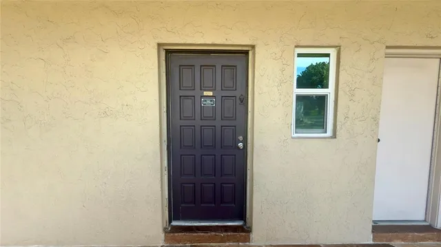 view of room with door