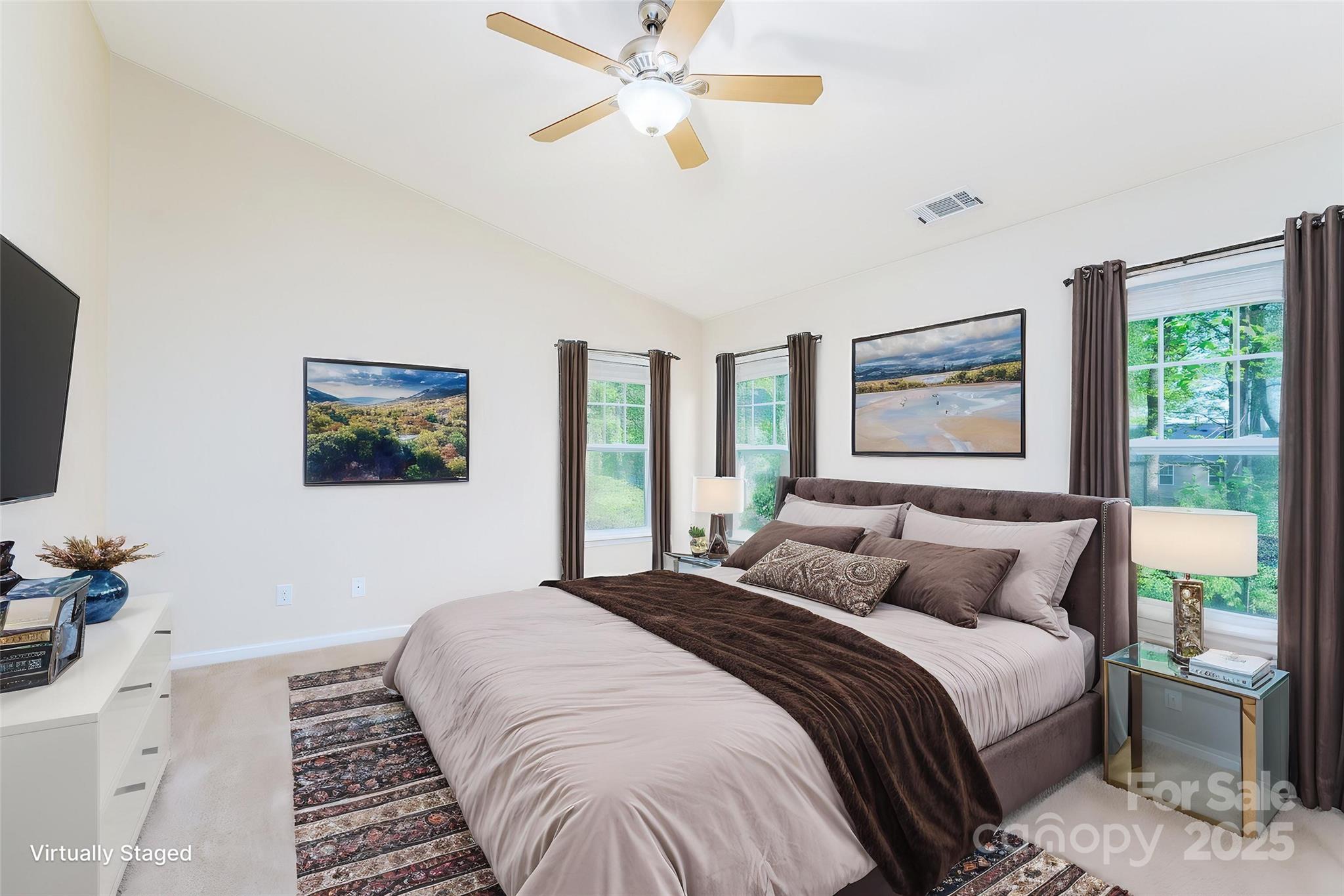 162 Limerick Road, Unit C Mooresville, NC 28115 - Photo 19 of 45 a bedroom with a large bed and a window