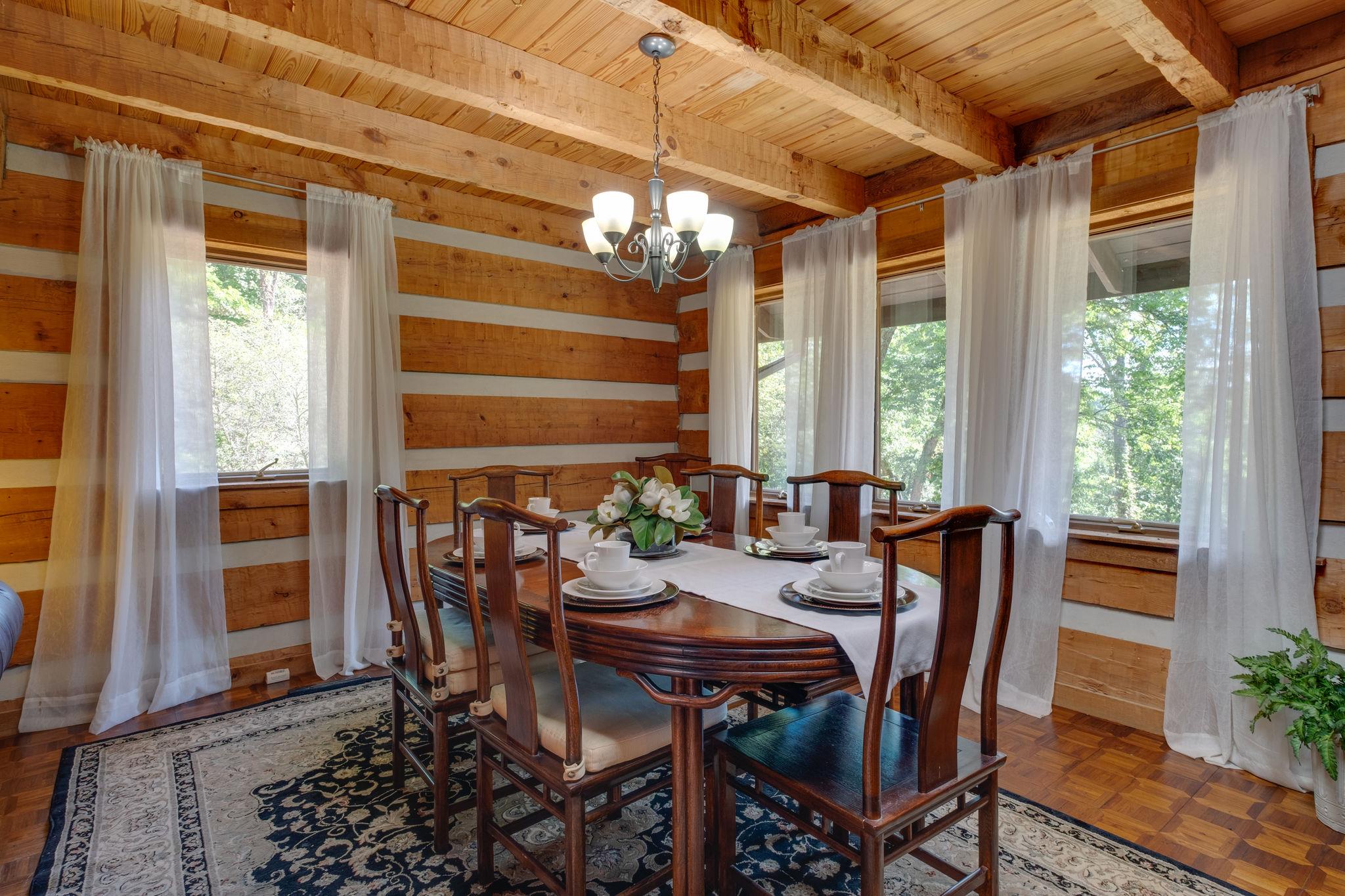 3360 Sweeney Hollow Road Franklin, TN 37064 - Photo 11 of 30 a view of a dining room with furniture window and outside view