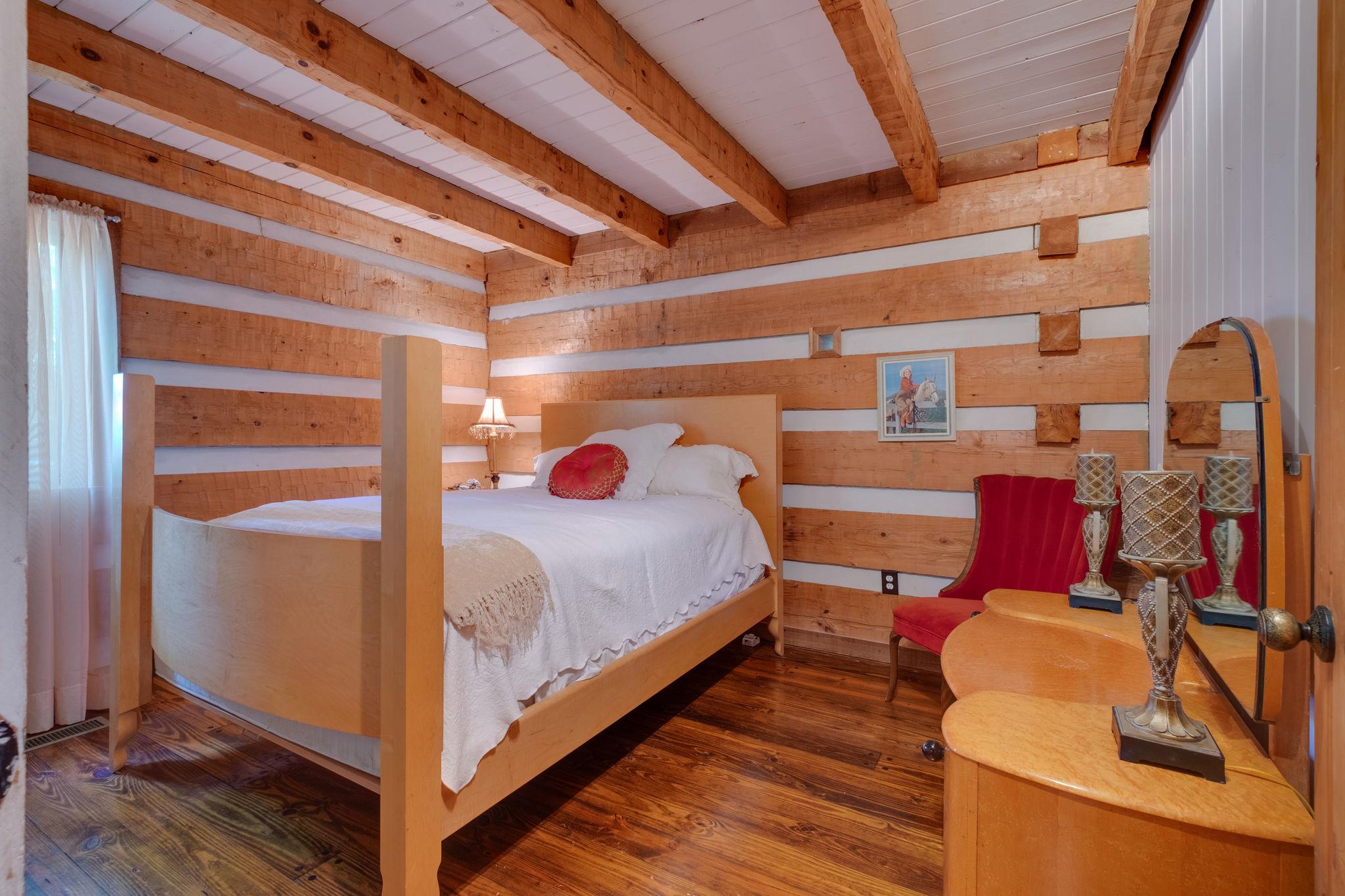 3360 Sweeney Hollow Road Franklin, TN 37064 - Photo 18 of 30 a bedroom with a bed and large windows