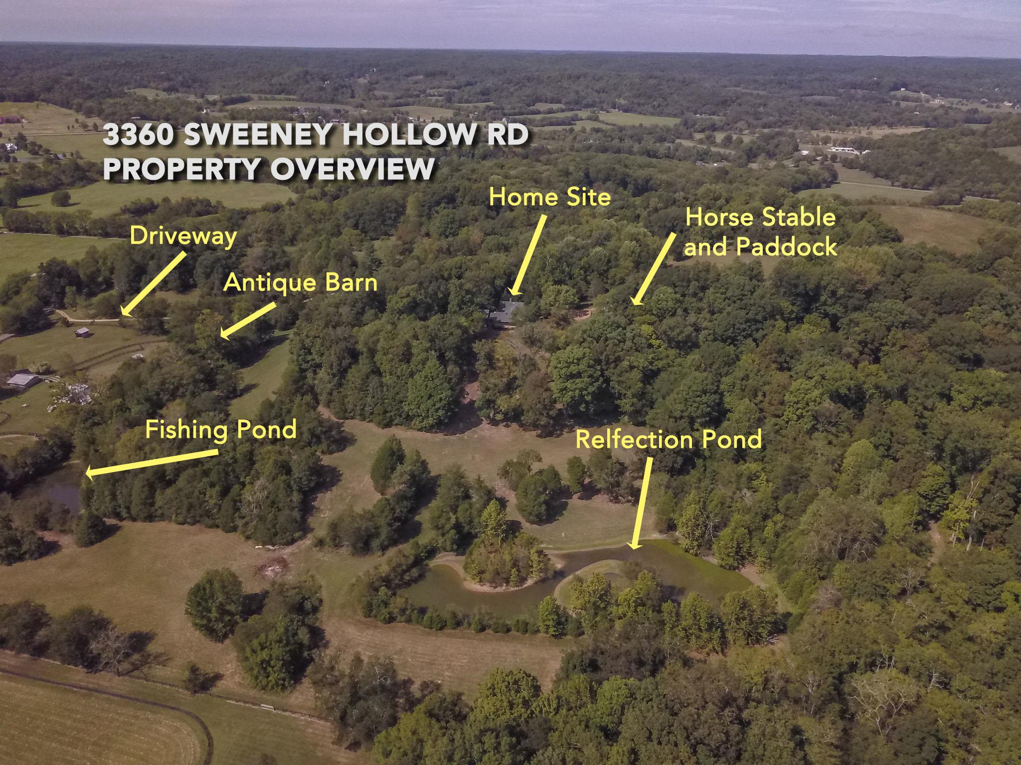 3360 Sweeney Hollow Road Franklin, TN 37064 - Photo 29 of 30 an aerial view of a house with a garden