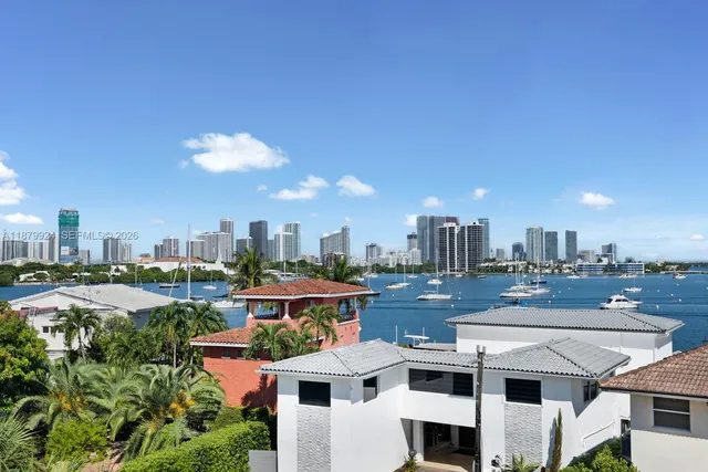 a view of balcony and yard