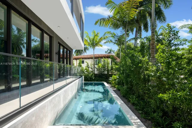 a view of a city and lake