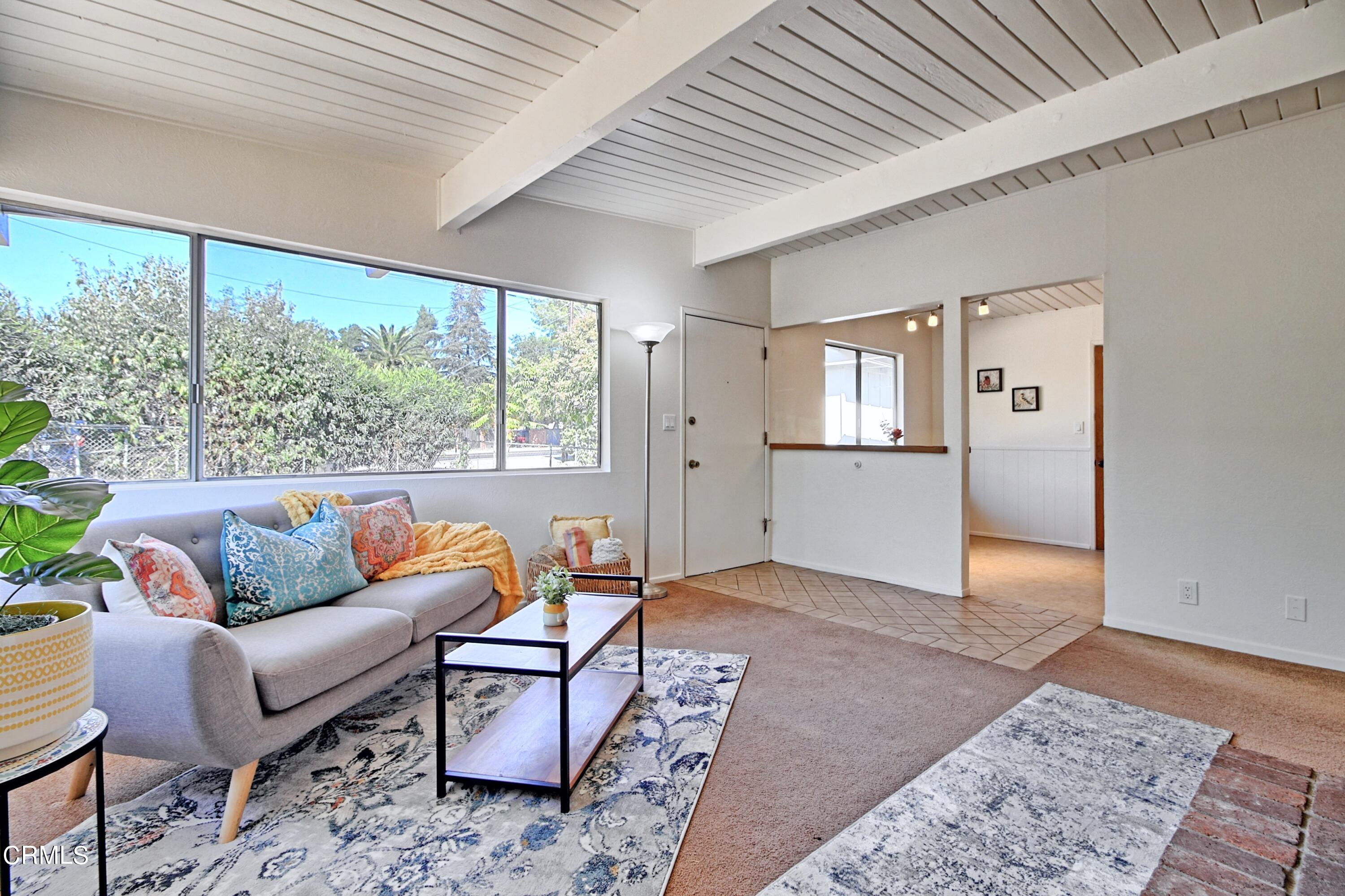 118 Burnham Road Oak View, CA 93022 - Photo 17 of 30 a living room with furniture and a large window