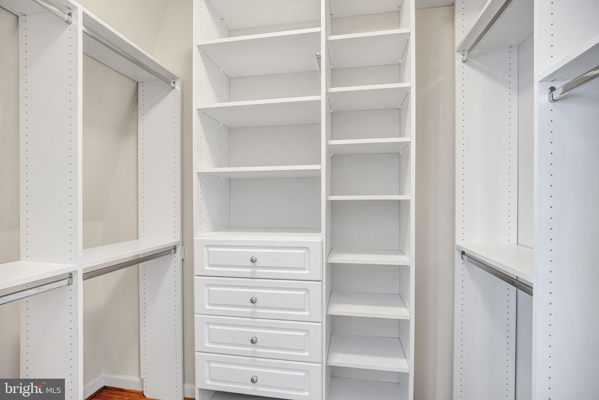 1820 Carpenter Road Alexandria, VA 22314 - Photo 34 of 80 a view of walk in closet with empty racks