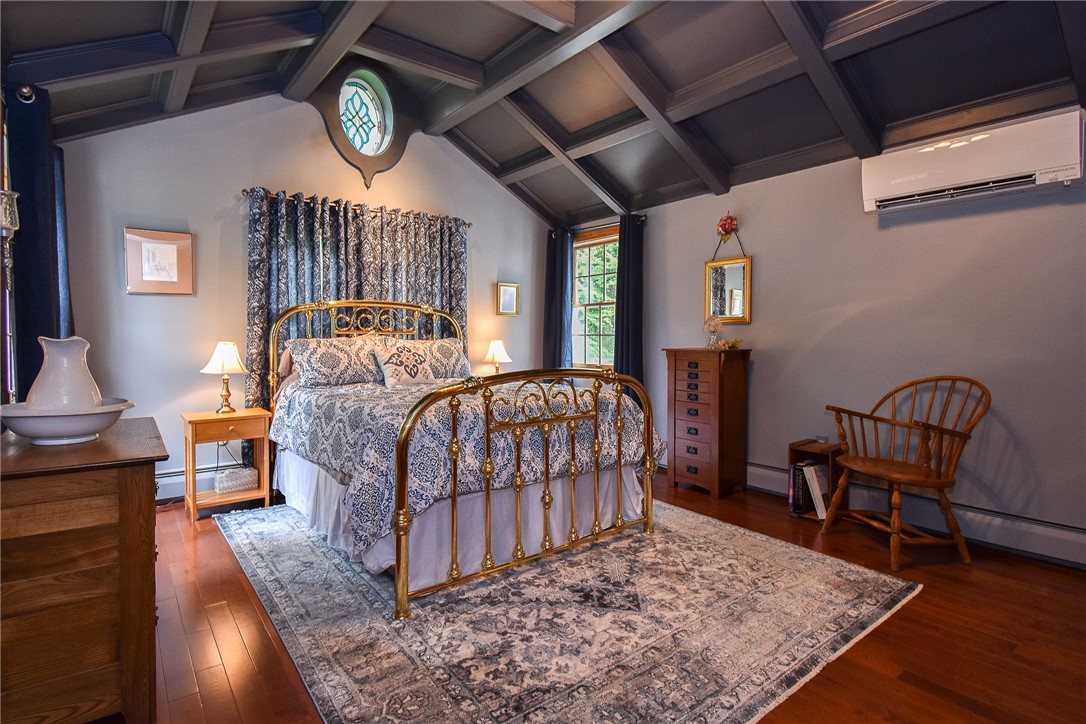 405 Lapham Farm Road Burrillville, RI 02859 - Photo 22 of 50 Primary bedroom with a coffered ceiling