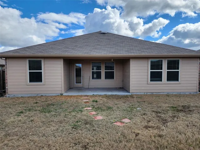 a backyard of a house