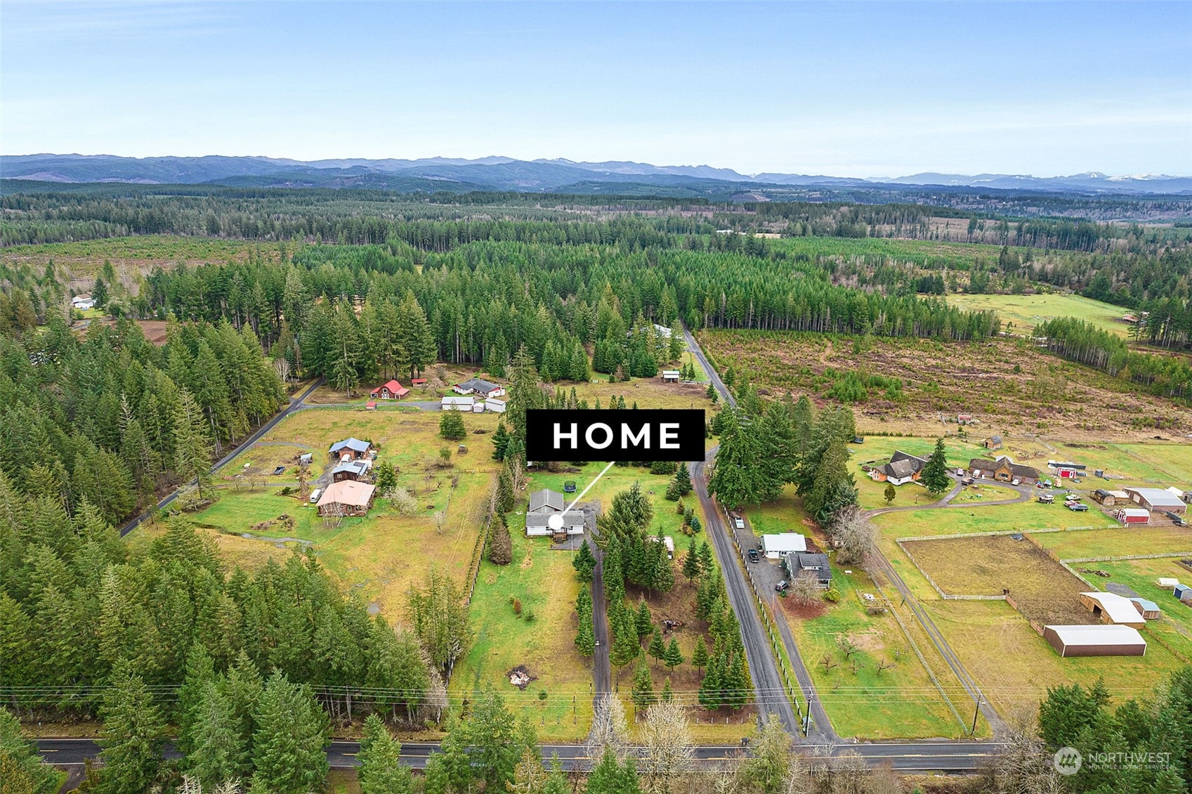 888 Logan Hill Road Chehalis, WA 98532 - Photo 35 of 35 a view of a lake with a big yard