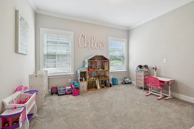a view of a room with baby toys