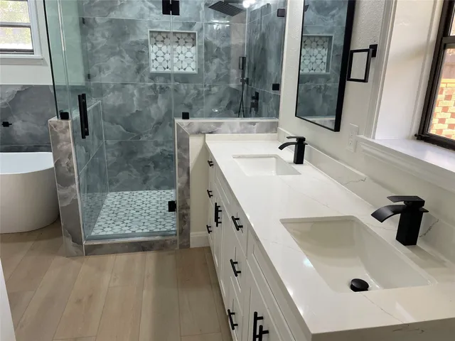 a view of small space with racks on the wall