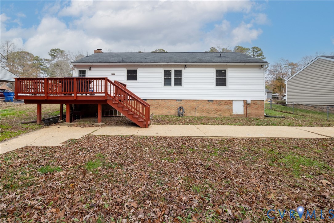 16104 Sandwave Road Chester, VA 23831 - Photo 22 of 24 a view of a house with a yard