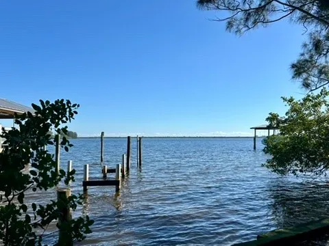 a terrace with a bench