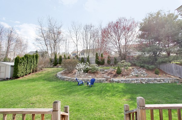 11 Robbins Road Ayer, MA 01432 - Photo 25 of 30 a garden with trees in front of it