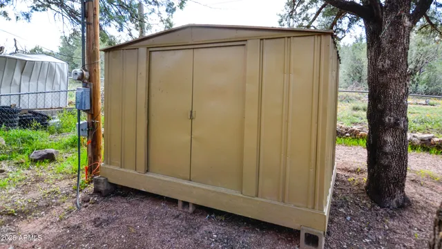 a view of a small garden