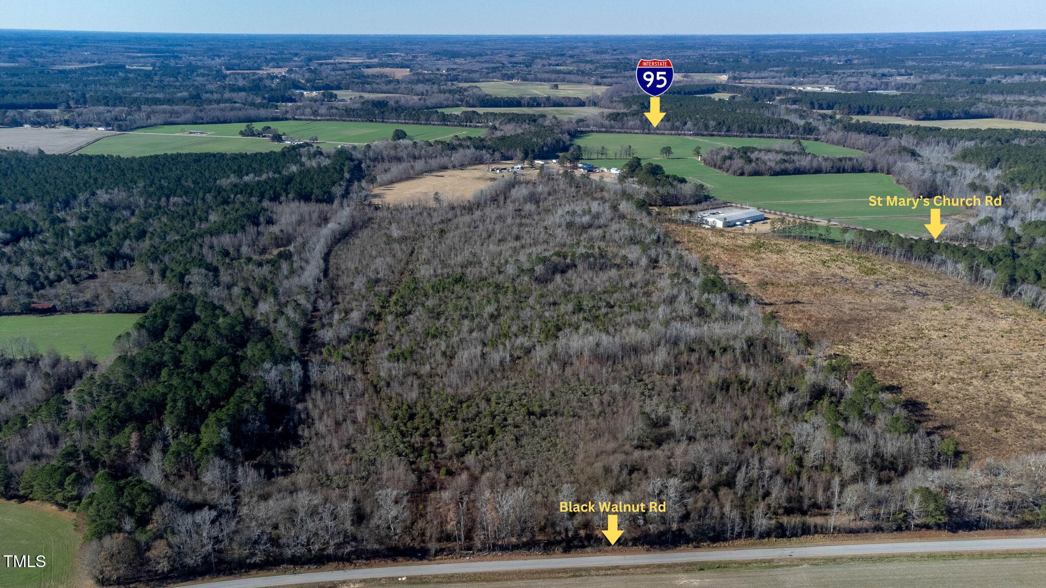 9153 St Mary's Church Road Kenly, NC 27542 - Photo 6 of 8 a view of a town with barn house