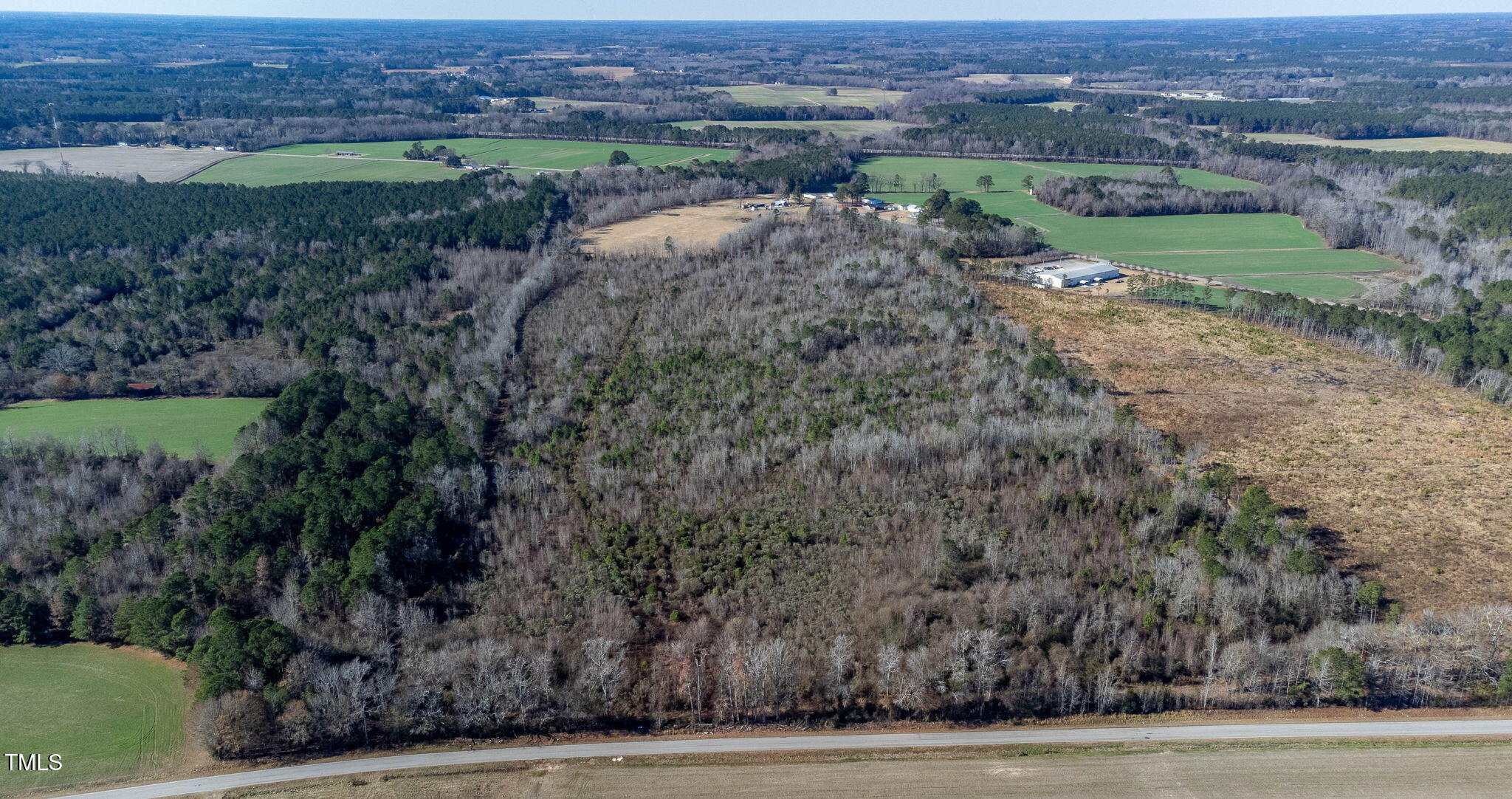 9153 St Mary's Church Road Kenly, NC 27542 - Photo 8 of 8 an aerial view of a house with a yard