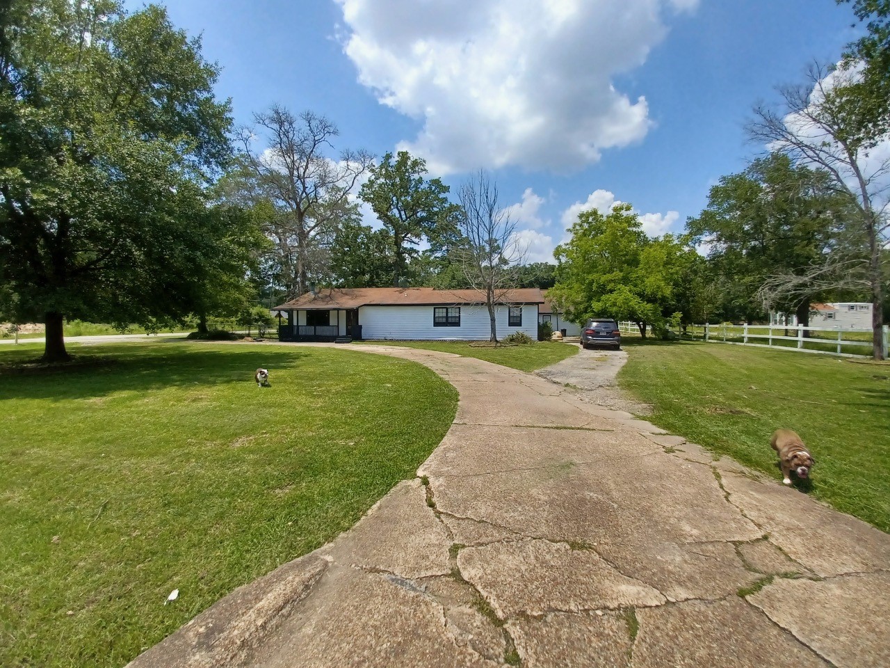 22855 East Martin Drive Porter, TX 77365 - Photo 4 of 22 a view of house with swimming pool and yard