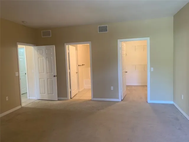 a view of empty room