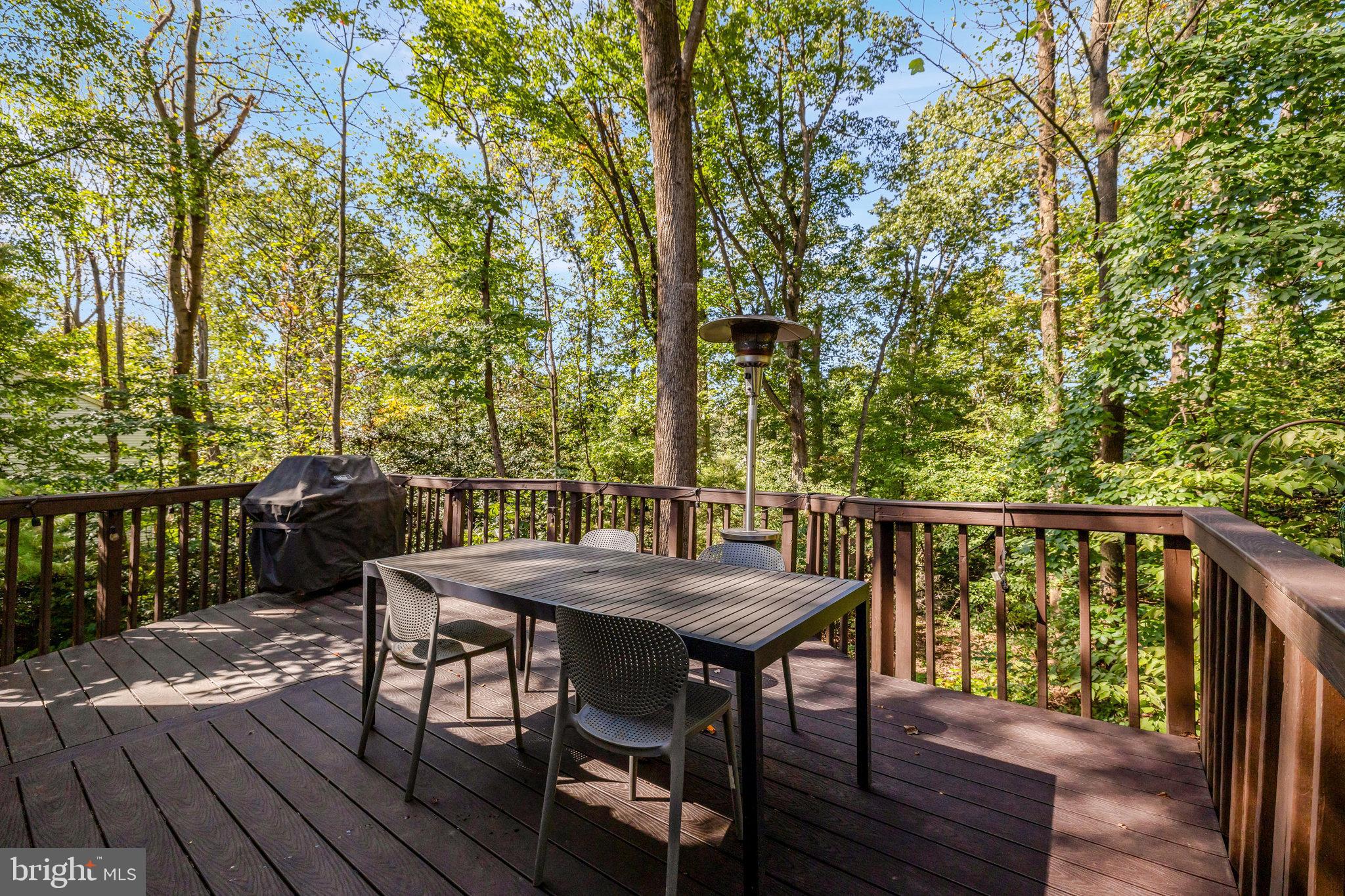 11637 Quail Ridge Court Reston, VA 20194 - Photo 12 of 46 Deck to woods view provides privacy