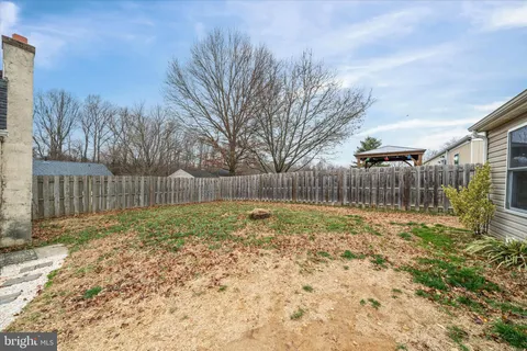 a backyard of a house