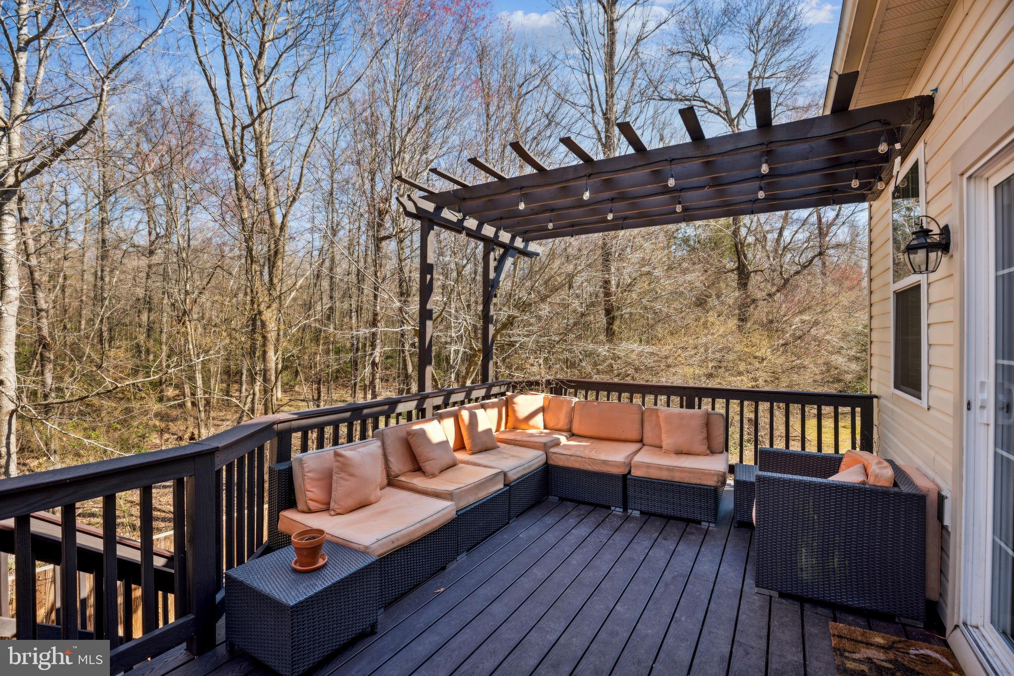 915 Horse Collar Road Accokeek, MD 20607 - Photo 42 of 53 Deck off kitchen area on upper level