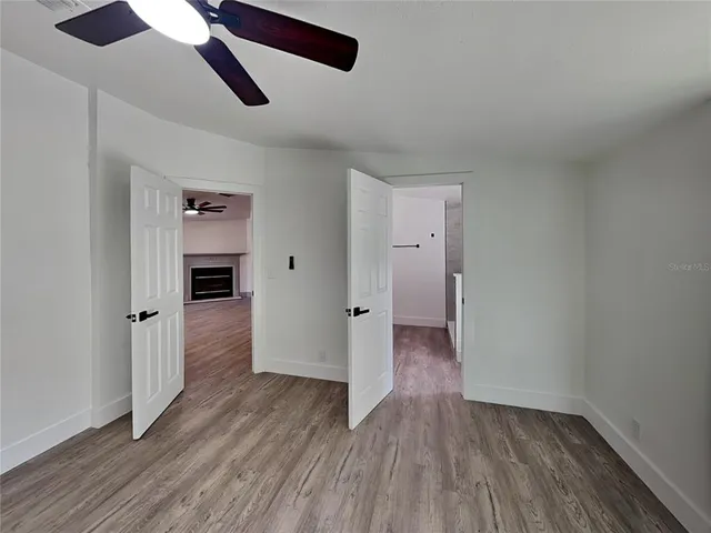 wooden floor in an empty room