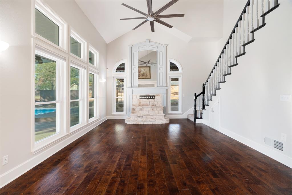 635 Cedar Creek Drive Reno, TX 75462 - Photo 11 of 32 a view of an entryway with wooden floor