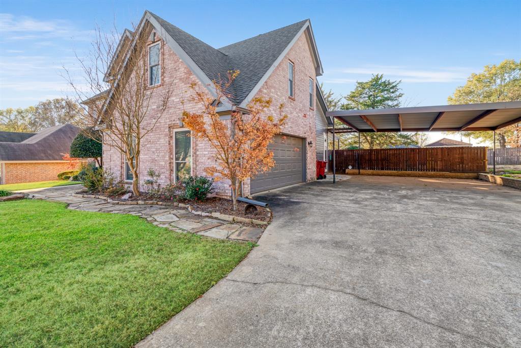 635 Cedar Creek Drive Reno, TX 75462 - Photo 31 of 32 a view of a backyard