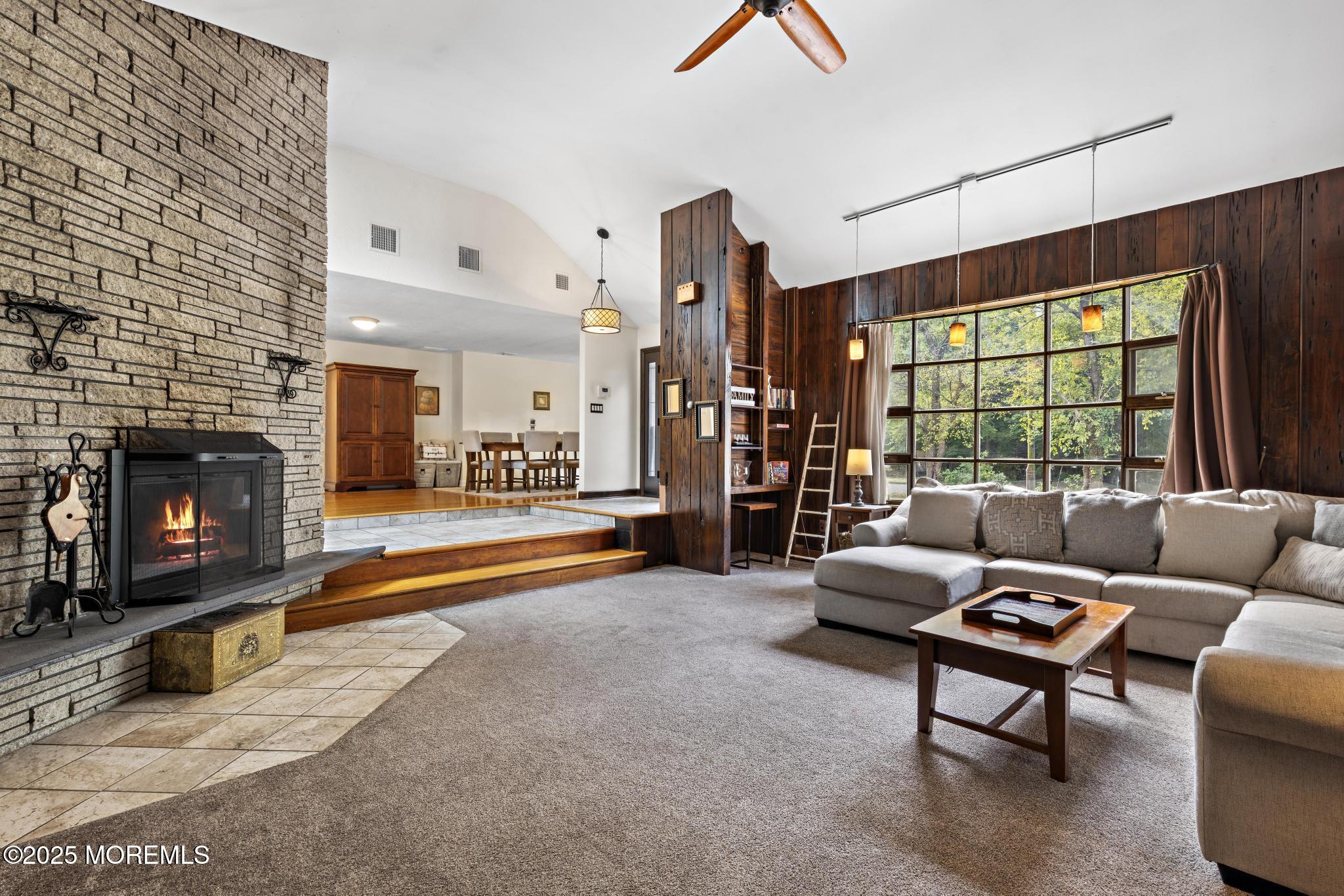 113 Parker Road West Long Branch, NJ 07764 - Photo 18 of 62 a living room with furniture and a fireplace