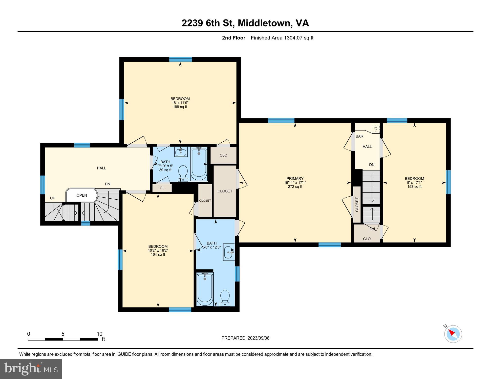 2239 6th Street Middletown, VA 22645 - Photo 59 of 60 Second level floor plan