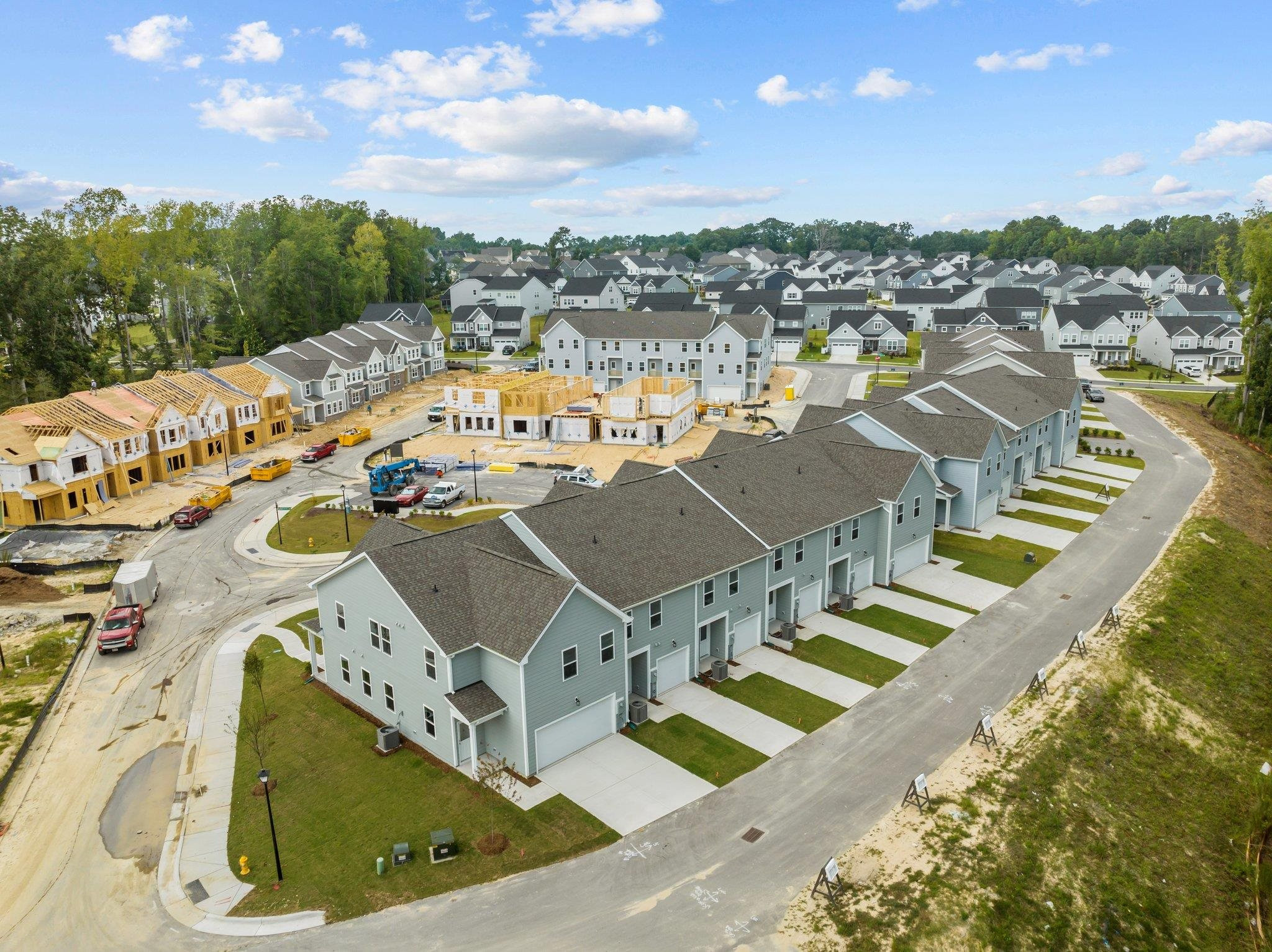 325 Spaight Acrs Way Wake Forest, NC 27587 - Photo 32 of 54 an aerial view of a house with a swimming pool