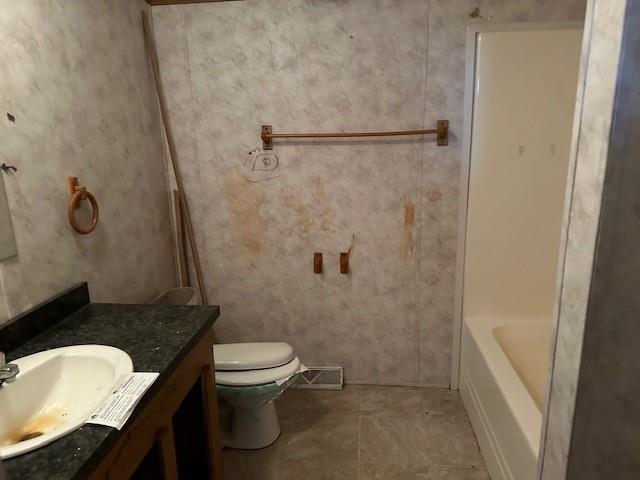 137 Lucas Pipeline Road Ruffs Dale, PA 15679 - Photo 19 of 35 a bathroom with a granite countertop sink toilet and shower