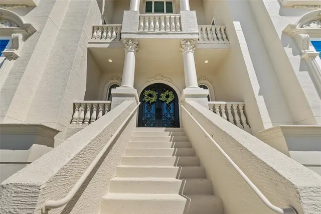 a view of outdoor seating space