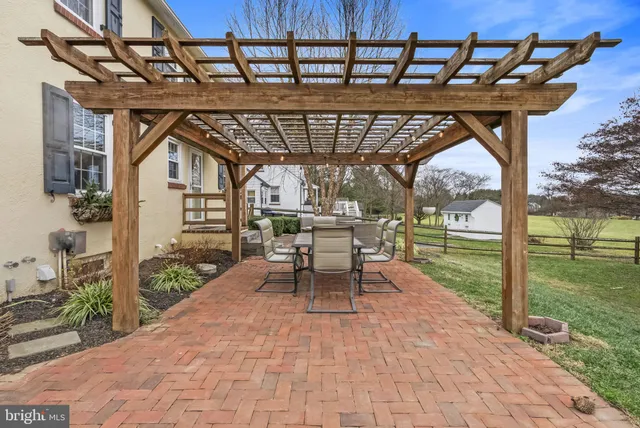 a patio view with patio