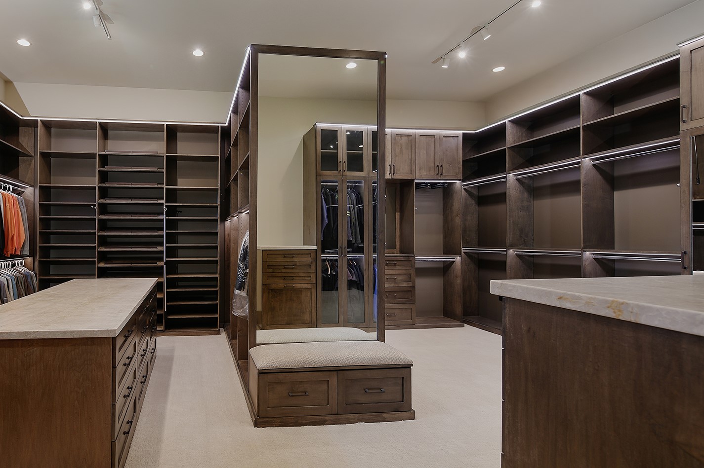 40693 Center Hill Road Hempstead, TX 77445 - Photo 17 of 50 Attention to detail is evident in the design and functionality of these two rooms. Organize and treasure your personal belongings and indulge in the luxury of this outstanding primary retreat.