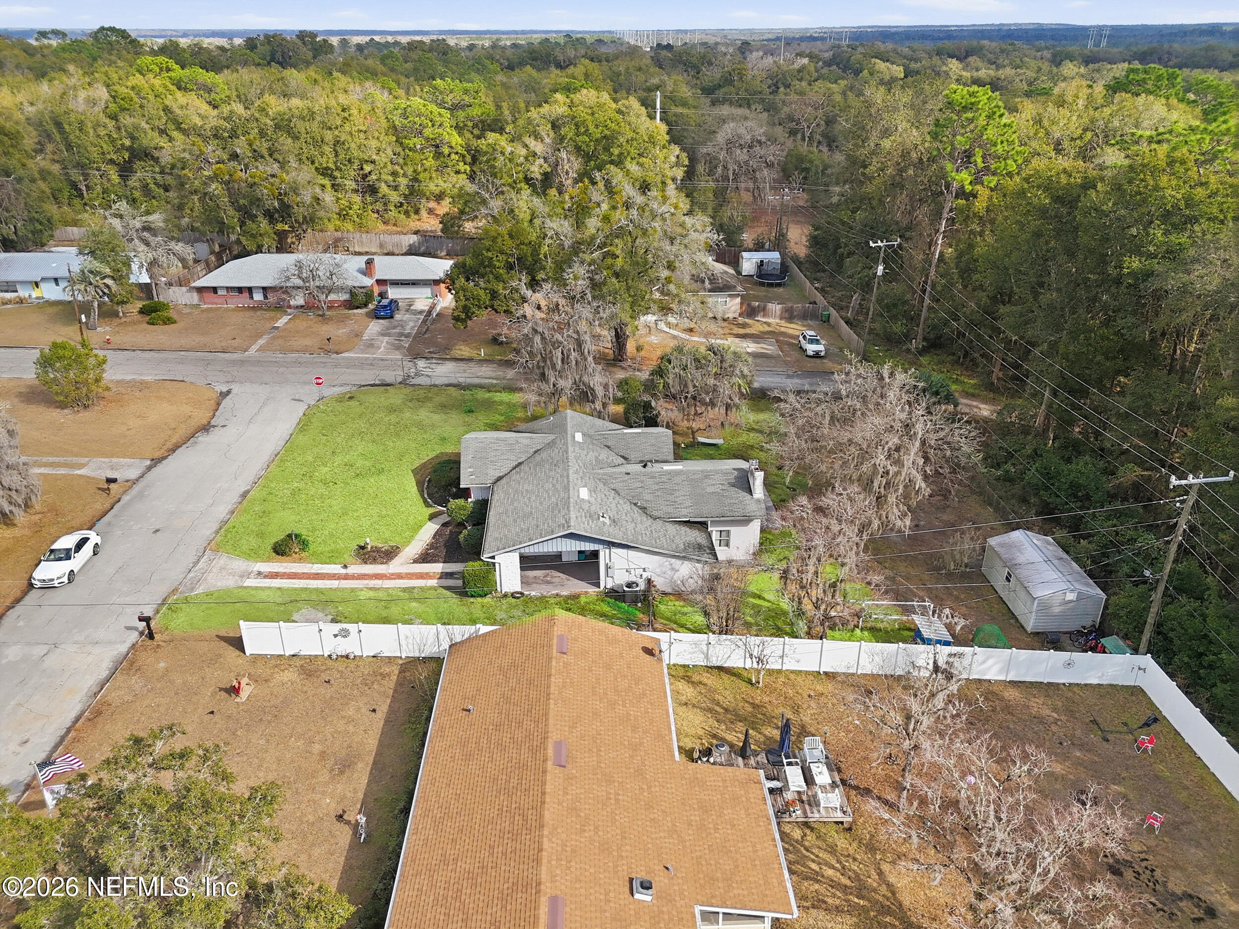 101 Cedar Street Palatka, FL 32177 - Photo 37 of 43 a view of a swimming pool with a yard