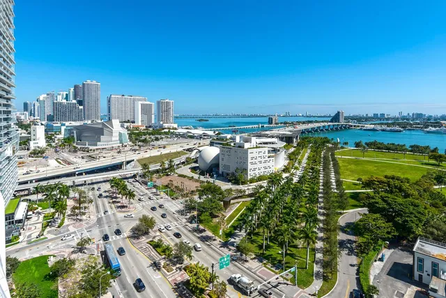aerial view of a city