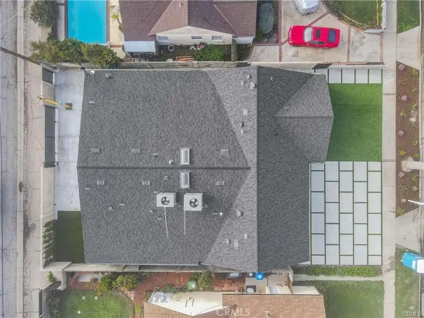 a view of a city with lots of residential buildings