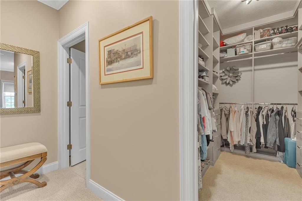 16 Pinehurst Place Beaver, PA 15009 - Photo 16 of 34 a view of a hallway with paintings on the wall