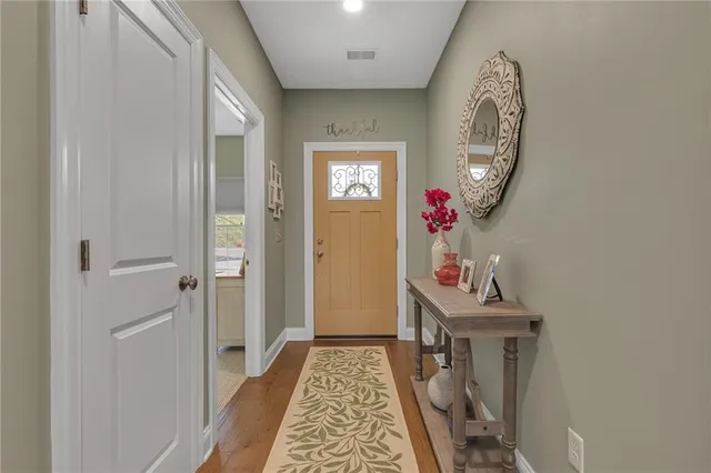 a very nice looking hallway with a elevator