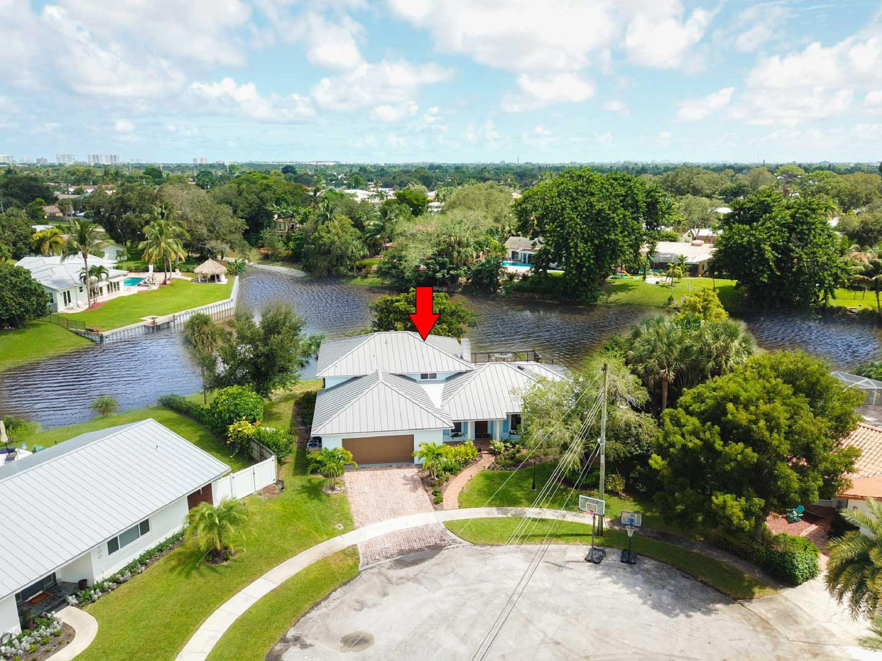 110 Southwest 11th Avenue Boca Raton, FL 33486 - Photo 2 of 35 02 Birds Eye Front Exterior