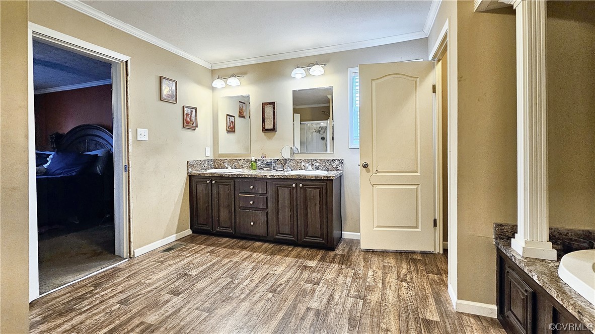 633 Taylors Mill Road Emporia, VA 23847 - Photo 7 of 14 a room with a dresser and a mirror