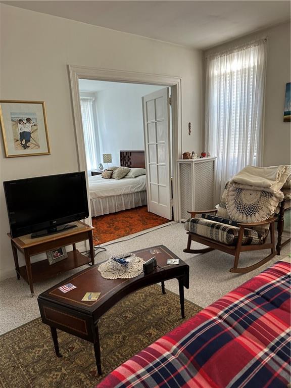 631 Bay Ridge Avenue Brooklyn, NY 11220 - Photo 4 of 9 a living room with furniture a flat screen tv and a window