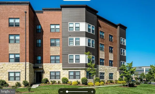 a front view of a multi story building