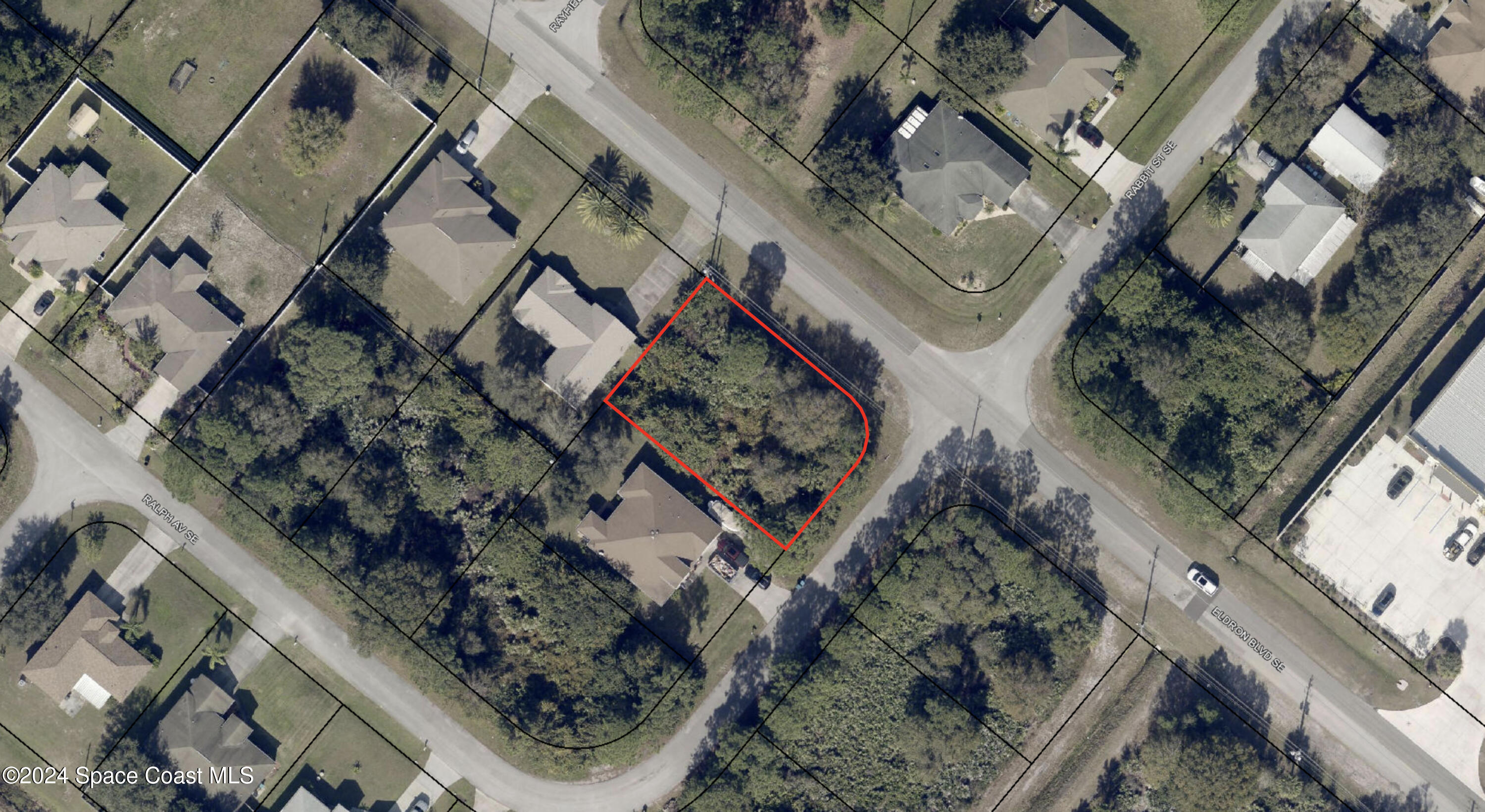 1185 Rabbit Street Southeast Palm Bay, FL 32909 - Photo 1 of 3 an aerial view of a house