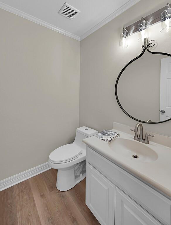 1068 Brazos Bluff Drive China Spring, TX 76633 - Photo 18 of 40 a bathroom with a toilet sink and mirror