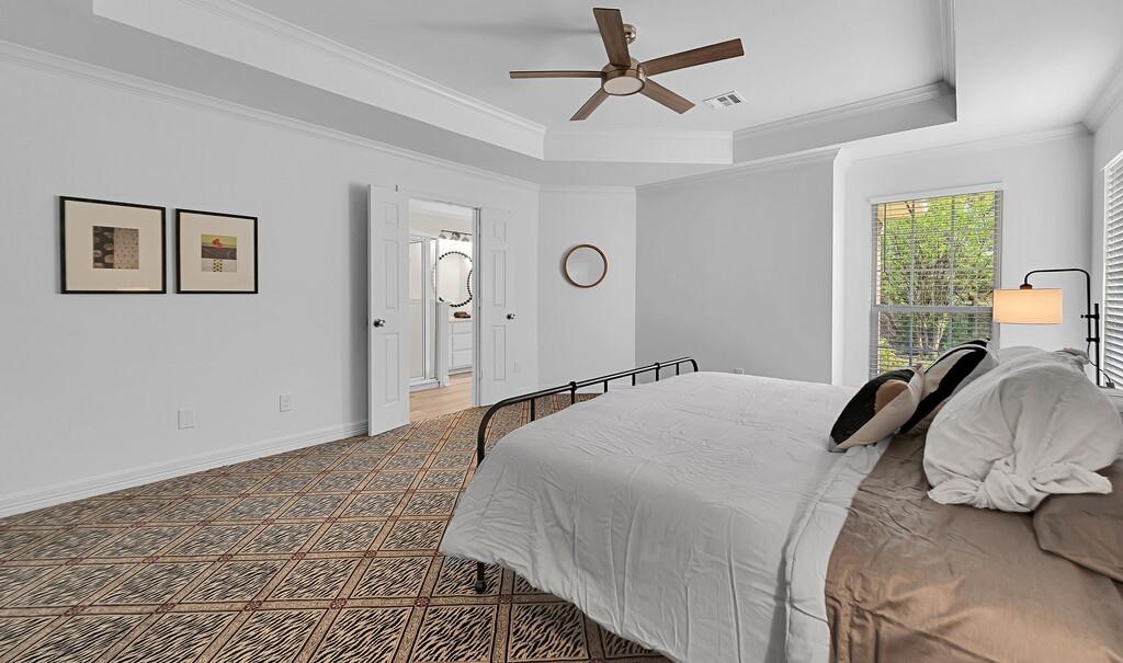 1068 Brazos Bluff Drive China Spring, TX 76633 - Photo 23 of 40 a bedroom with a bed and a window