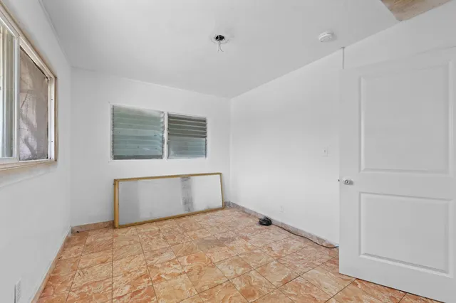 a view of a room with an empty space