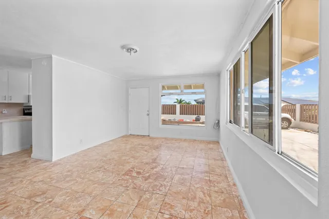a view of a kitchen with a sink